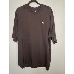 Adidas Mens T Shirt Black‎ Athletic Crew Neck Short Sleeve Size 2XL